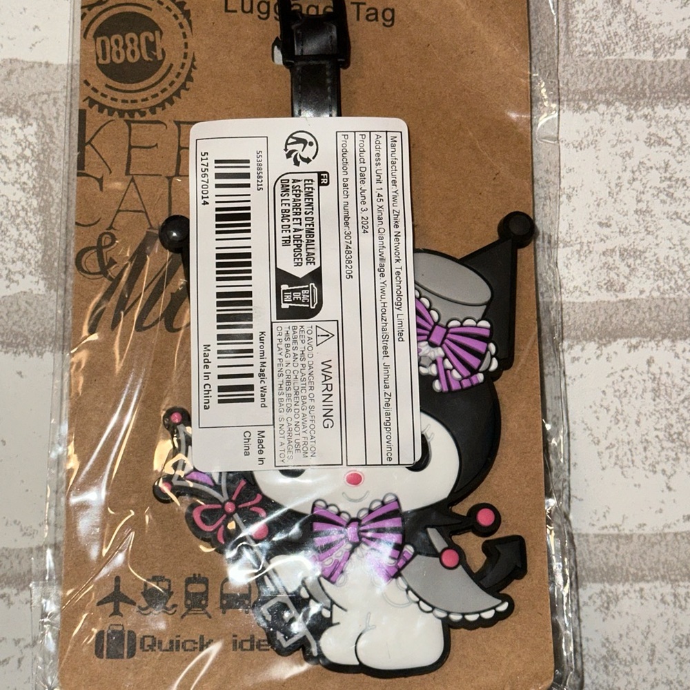 Sanrio Kuromi Luggage tag - Picture 2 of 2